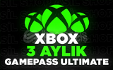 Xbox Game Pass Ultimate 3 Aylık Anında teslim