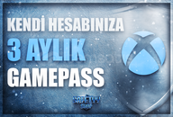 ☘️Xbox Gamepass Kendi Hesabınıza 3 Ay☘️