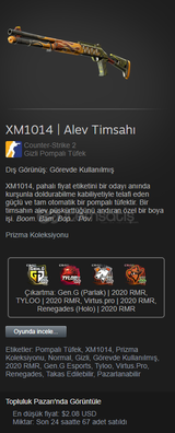 XM1014 | Alev Timsahı