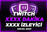 ⭐[XXXX DAKİKA] XXXXX TWİTCH CANLI İZLEYİCİ