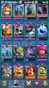 ⭐MAX EFSANE CLASH ROYALE HESABI [2018]