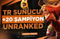 ⭐TR ➜ +20 Şampiyon ~ 30 LvL Unranked / Ban yok⭐️