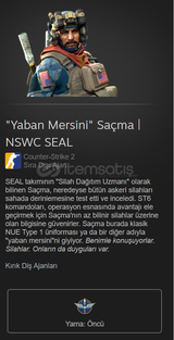 Yaban Mersini Saçma | NSWC SEAL