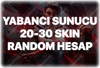 VALORANT RANDOM SUNUCU 20-30 SKIN GARANTİLİ
