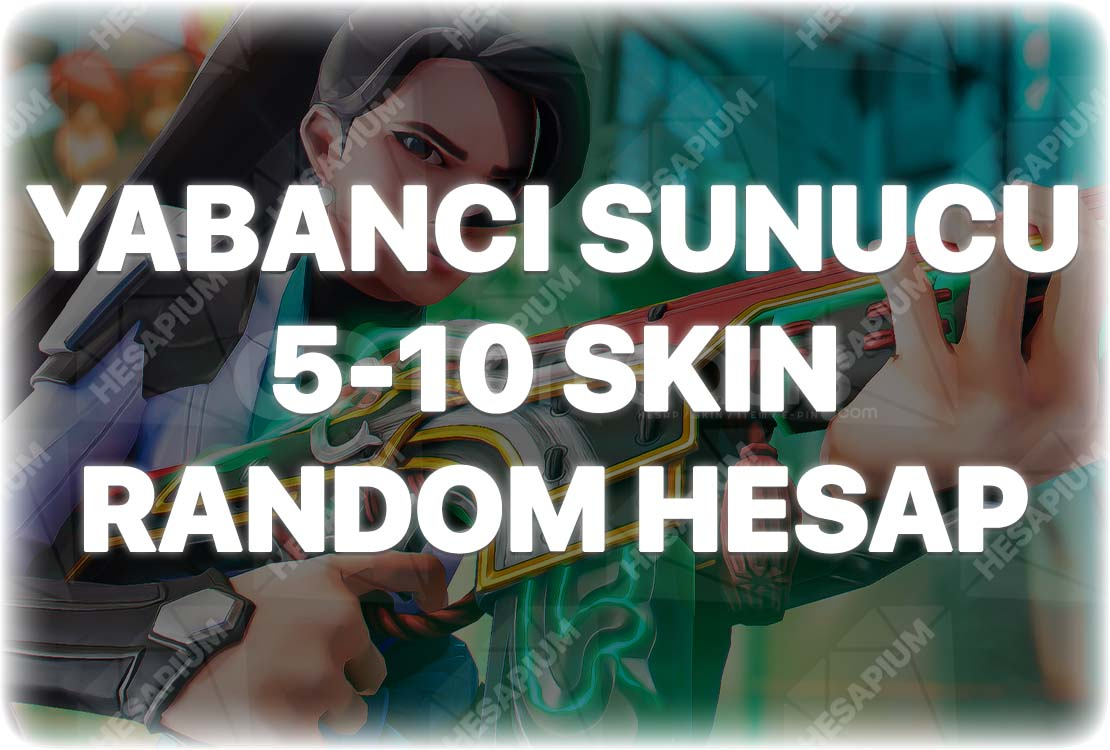 VALORANT RANDOM SUNUCU 5-10 SKIN GARANTİLİ  VALORANT RANDOM SUNUCU 5-10 SKIN GARANTİLİ