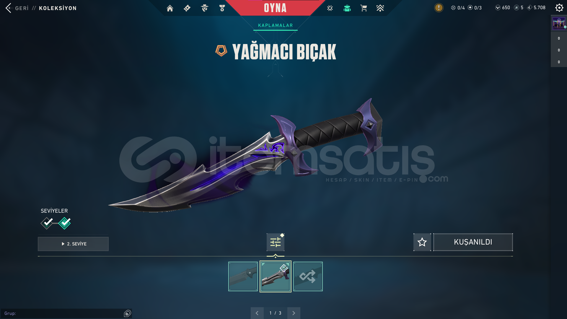 Yağmacı Bıçak + Yitik Vandal + Sırçiçeği Phanto Yağmacı Bıçak + Yitik Vandal + Sırçiçeği Phanto