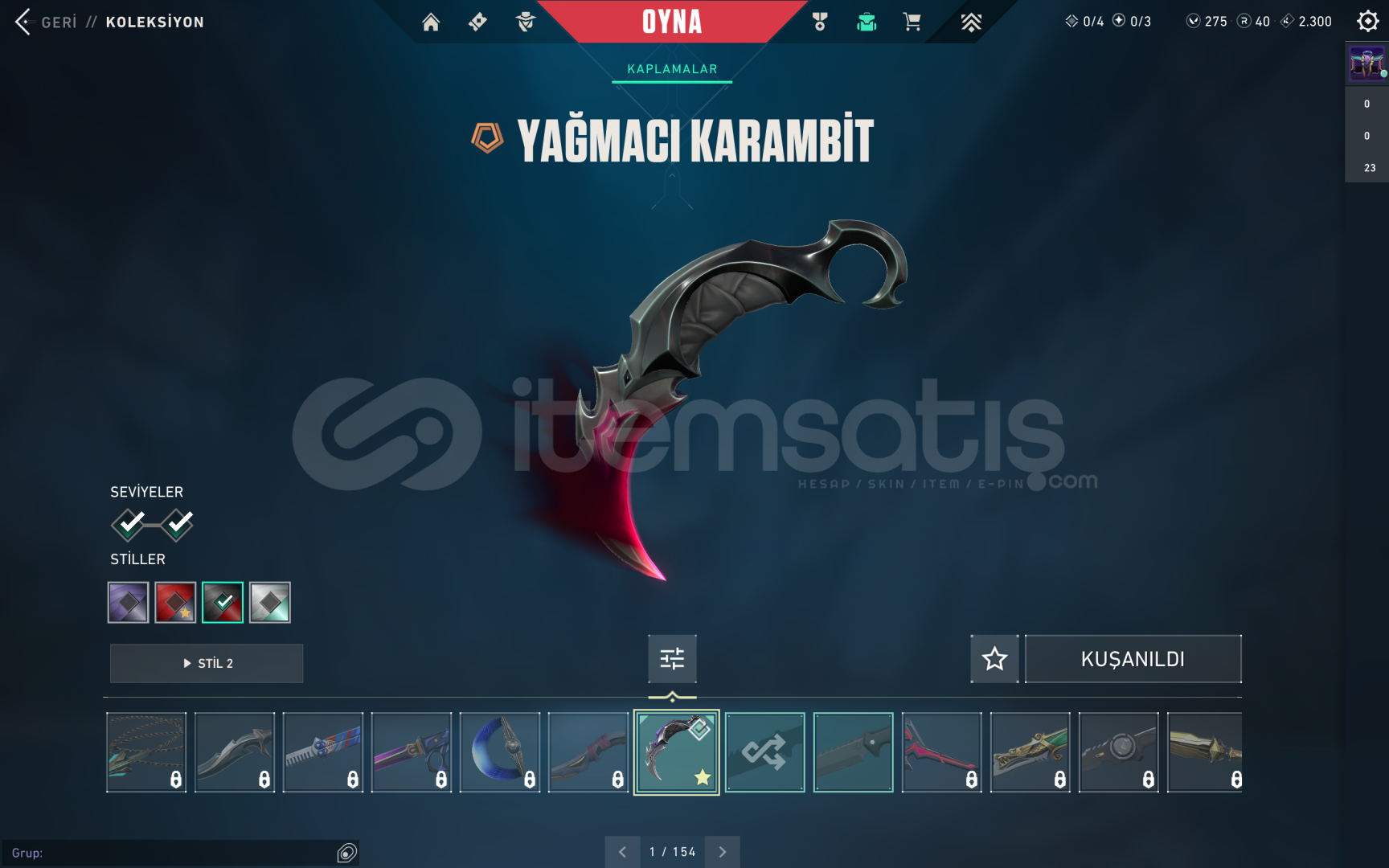 yağmacı karambit ejder vandal anomali phantom yağmacı karambit ejder vandal anomali phantom