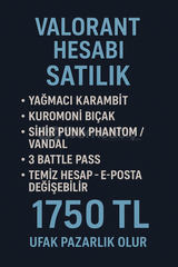 Yağmacı Karambit Kuronomi Bıçak |Vandal Phantom
