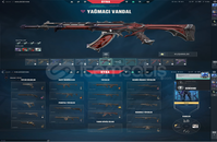 Yağmacı Vandal 80lvl+ Ucuz Valorant Hesabı