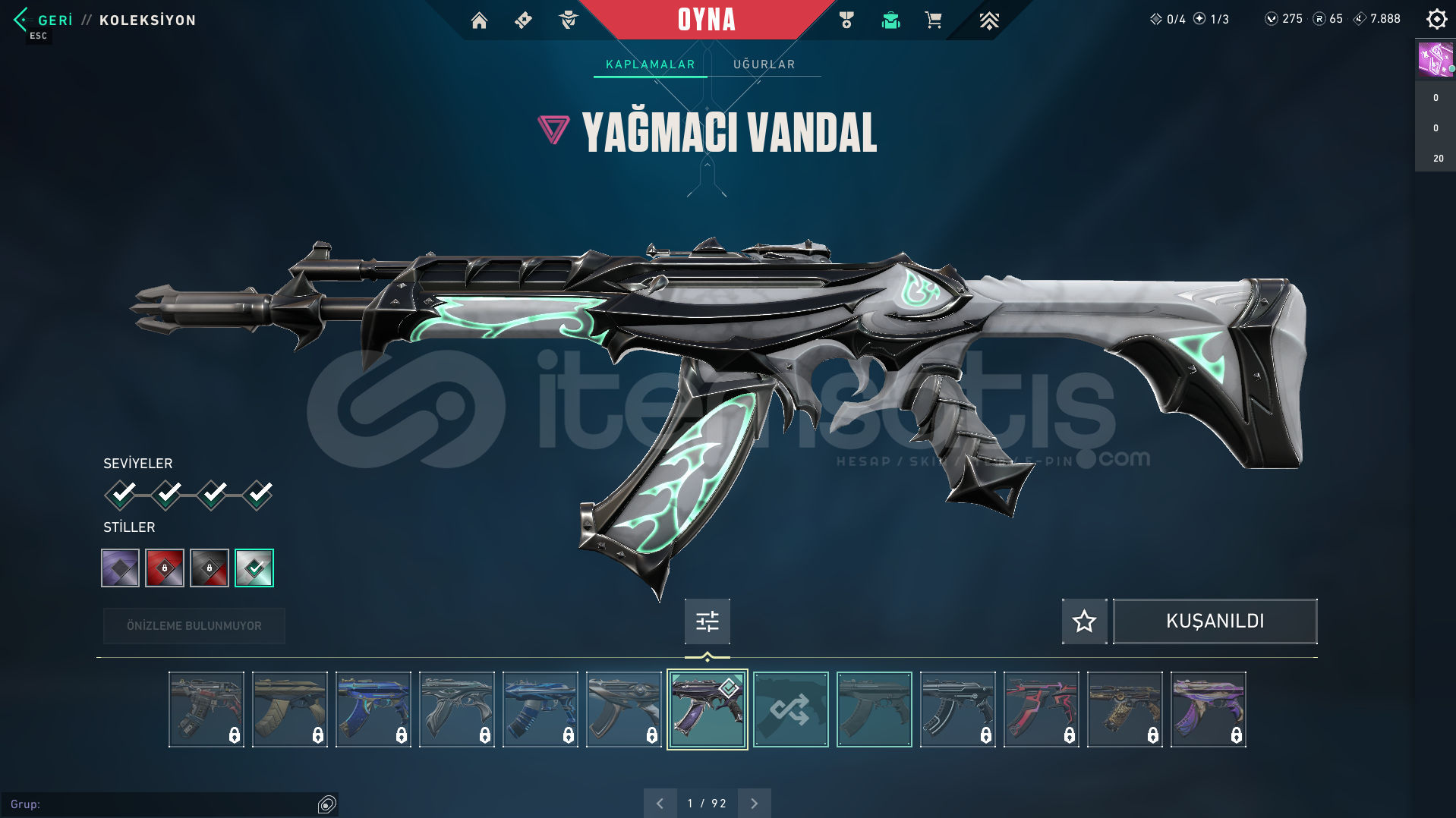 YAĞMACI VANDAL TR MAİLLİ HESAP YAĞMACI VANDAL TR MAİLLİ HESAP