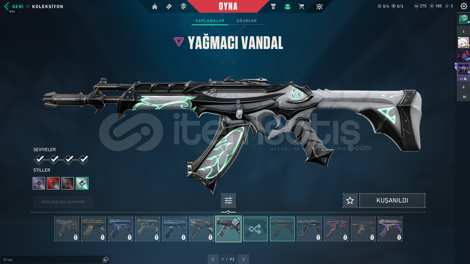 YAĞMACI VANDALLI TR MAİLLİ HESAP YAĞMACI VANDALLI TR MAİLLİ HESAP