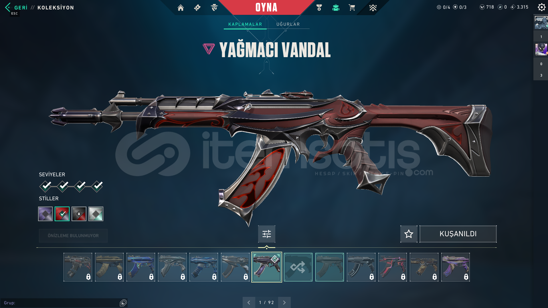 YAĞMACI VANDALLI TR MAİLLİ HESAP YAĞMACI VANDALLI TR MAİLLİ HESAP