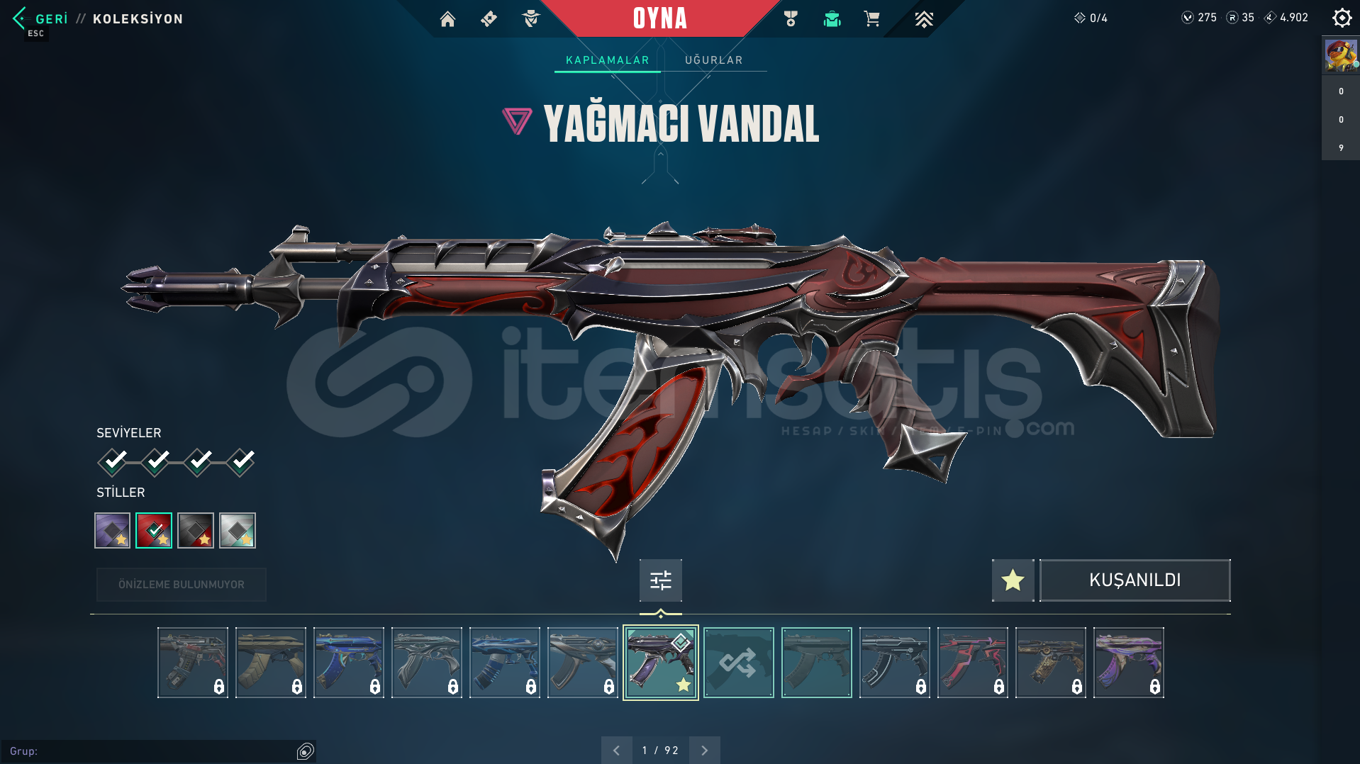YAĞMACI VANDALLI TR MAİLLİ HESAP- YAĞMACI VANDALLI TR MAİLLİ HESAP-