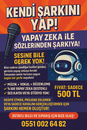Yapay Zekayla Kendi Şarkını Yarat!