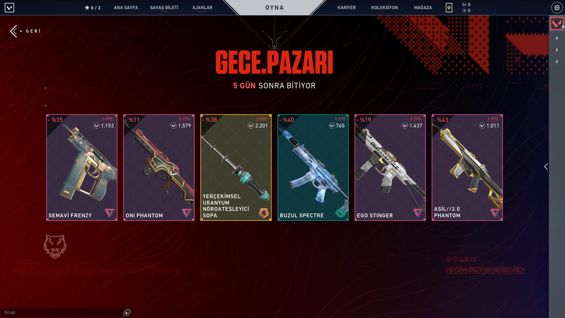 Купить Турецкий Аккаунт Valorant