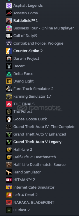 SATILIK STEAM HESABI  SATILIK STEAM HESABI