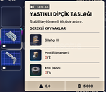 YASTIKLI DİPÇİK BLUEPRINT - TASLAK