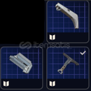 Yastıklı Dipçik, Eğimli Tutamaç, Dikey Tutamaç 