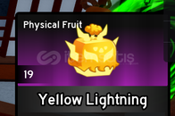 Yellow lightning blox fruit