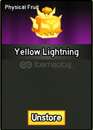 Yellow Lightning Skin / Hızlı Tesliamt Yellow Lightning Skin / Hızlı Tesliamt