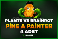 ⭐(Yeni) 4 Adet PİNE A PAİNTER Plant VS Brainrot⭐