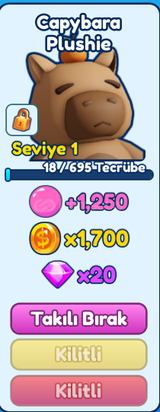 yeni Exclusive Capybara Plushie