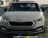 YENİ GELEN SKODA HD LOGOLU RS AMBLEMLİ 