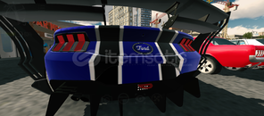 Yeni Mustang nascar ve logo değerli 