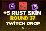 Rust Round 37 Twitch Drop + 5 Skin