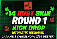 ☘️YENİ! Round RUST 1 KİCK DROP❤️14 Skin❤️