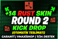 ☘️YENİ! Round RUST 2 KİCK DROP❤️4 Skin❤️