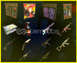 ☘️Round RUST 40 TWİTCH DROP❤️14 Skin❤️