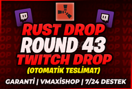 ☘️YENİ Round RUST 43 TWİTCH DROP❤️19 Skin❤️