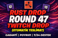 ☘️YENİ Round RUST 47 TWİTCH DROP❤️4 Skin❤️