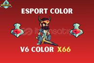 ⭐ YENİ ⭐ Tanesi 4 TL 66x Esports Color v6 ⭐