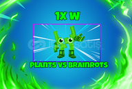Yeni W Brainrotu Plants Vs Brainrots