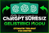 ChatGPT Geliştirici Modu | Sınırsız & Anlık⭐