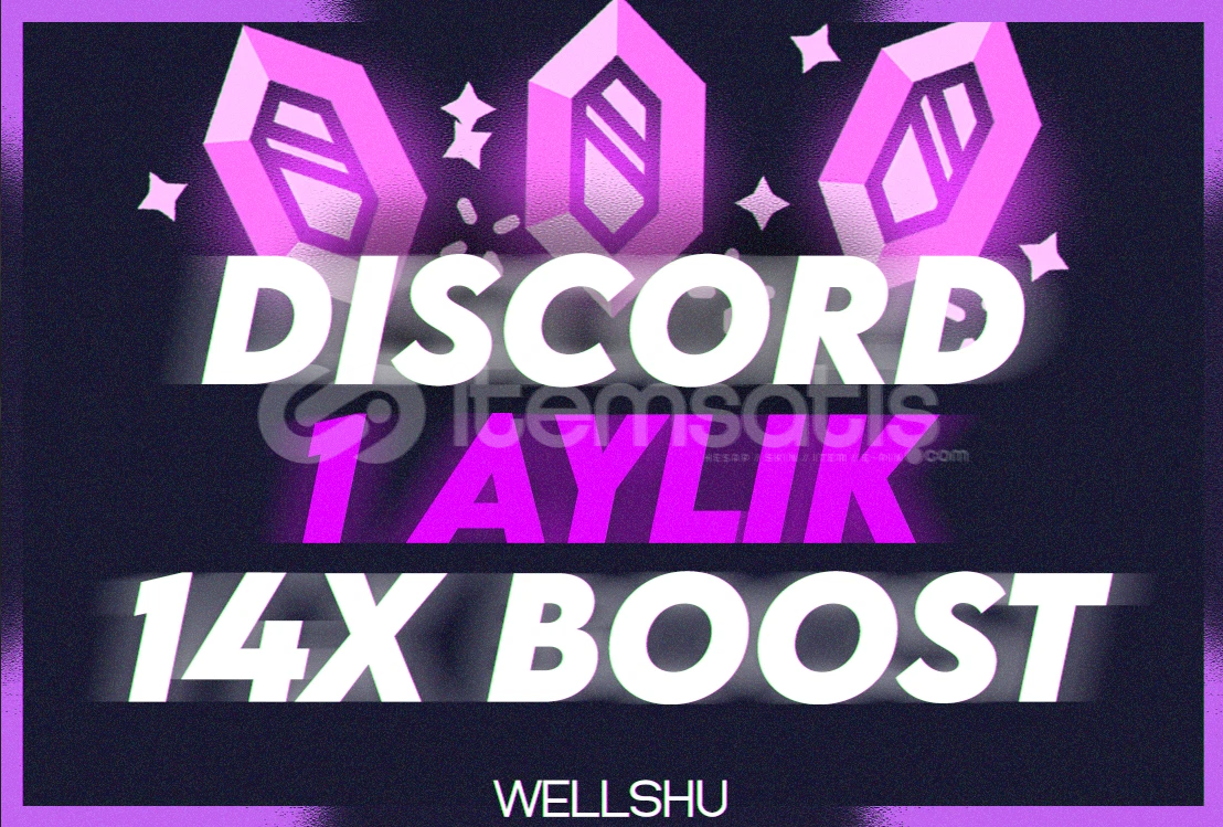 Yetimler urlli 1 aylık 14x Boostlu sunucu taçlı Yetimler urlli 1 aylık 14x Boostlu sunucu taçlı
