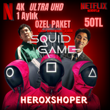 (YILBAŞINA ÖZEL FİYAT) SQUİDGAME'E özel NETFLIX