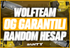 ✅[ŞİFRE DEĞİŞEN]✅ OG Garantili Random Hesaplar⭐