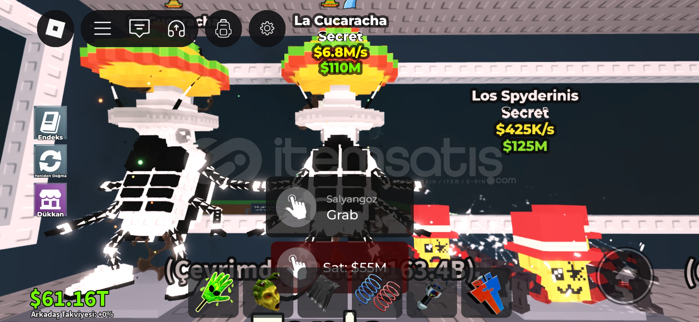 Ying yang La cucaracha saniyede 6.8m en ucuzu Ying yang La cucaracha saniyede 6.8m en ucuzu