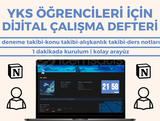 YKS DİJİTAL ÇALIŞMA DEFTERİ + NATİON.SO ŞABLON