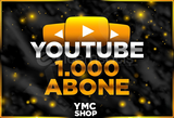 ⭐(YMC+) Youtube 1000 Abone ÖMÜR BOYU GARANTİ⭐