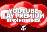 Youtube 1 Ay Premium | Kendi Hesabınıza