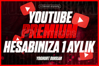 YOUTUBE 1 AYLIK PREMİUM |KENDİ HESABINA|