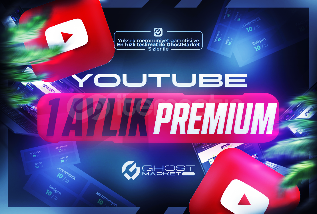 ⭐YOUTUBE 1 AYLIK PREMİUM - KENDİ HESABINIZA⭐ ⭐YOUTUBE 1 AYLIK PREMİUM - KENDİ HESABINIZA⭐