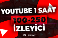 Youtube 1 Saat 100-250 Canlı İzleyici - KEŞFET 