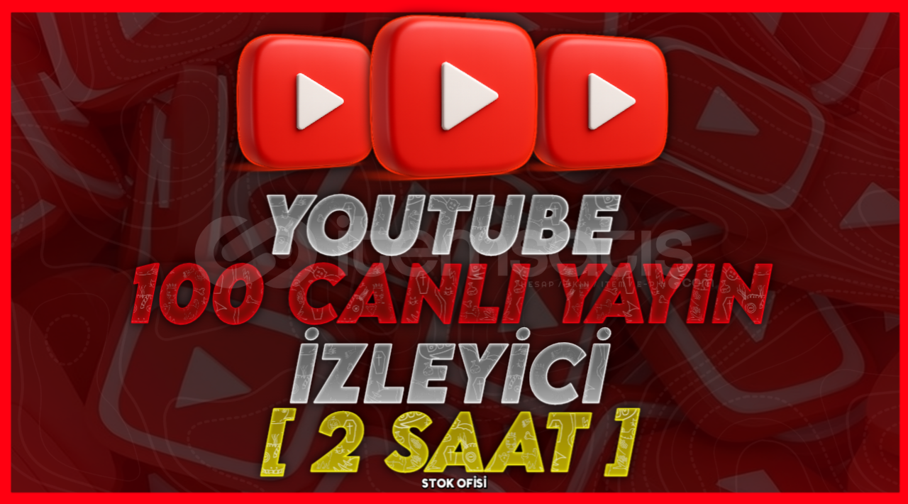 YOUTUBE 1 SAAT 100 CANLI YAYIN İZLEYİCİ YOUTUBE 1 SAAT 100 CANLI YAYIN İZLEYİCİ