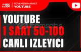 Youtube 1 Saat 50-100 Youtube Canlı İzleyici 