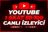 Youtube 1 Saat 50-100 Youtube Canlı İzleyici